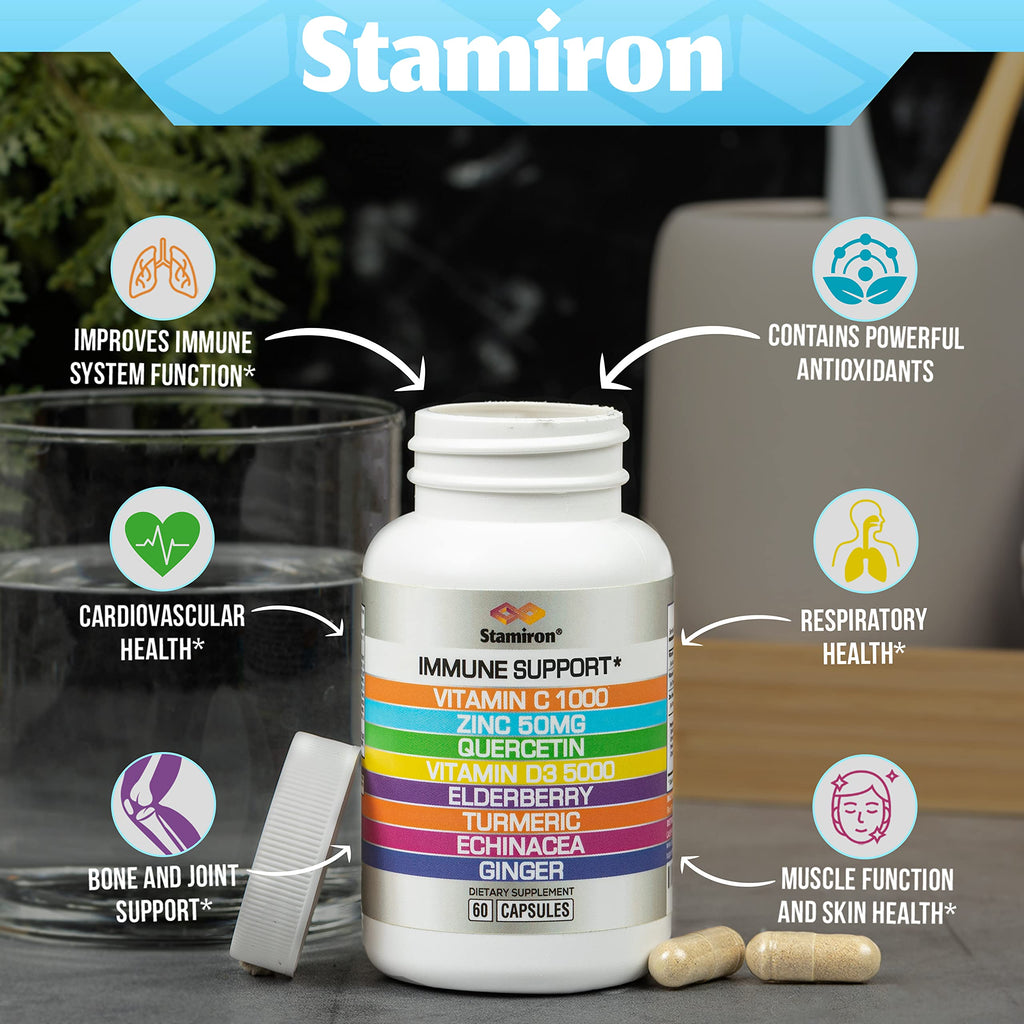 Stamiron All-in-One Immune Support Capsules

