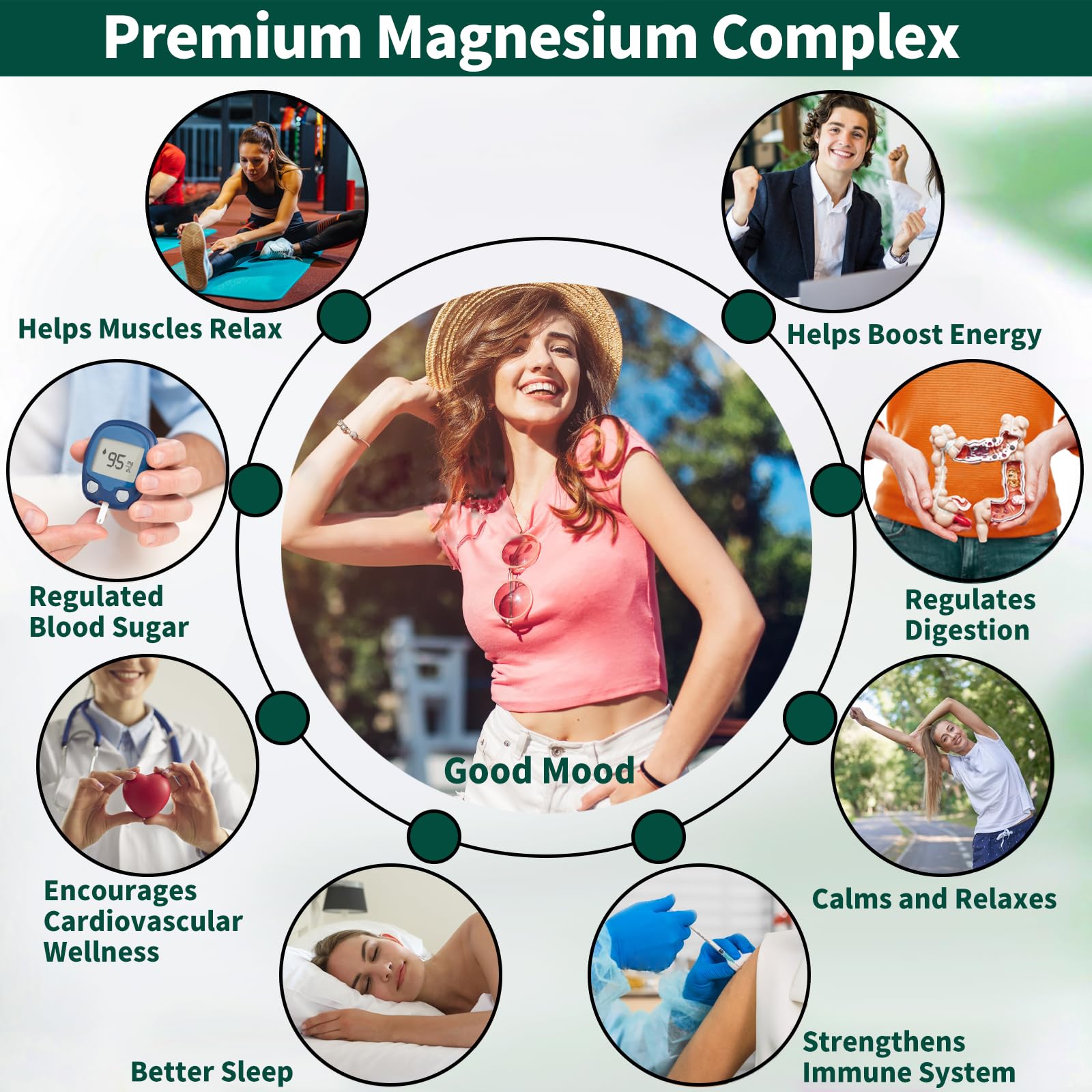 Magnesium Supplement for Muscle & Brain Support

