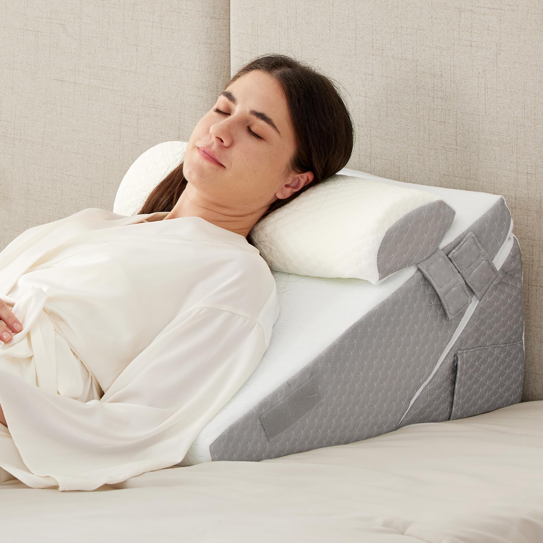 Ruqmuis 3-Piece Wedge Pillow Set | After Surgery

