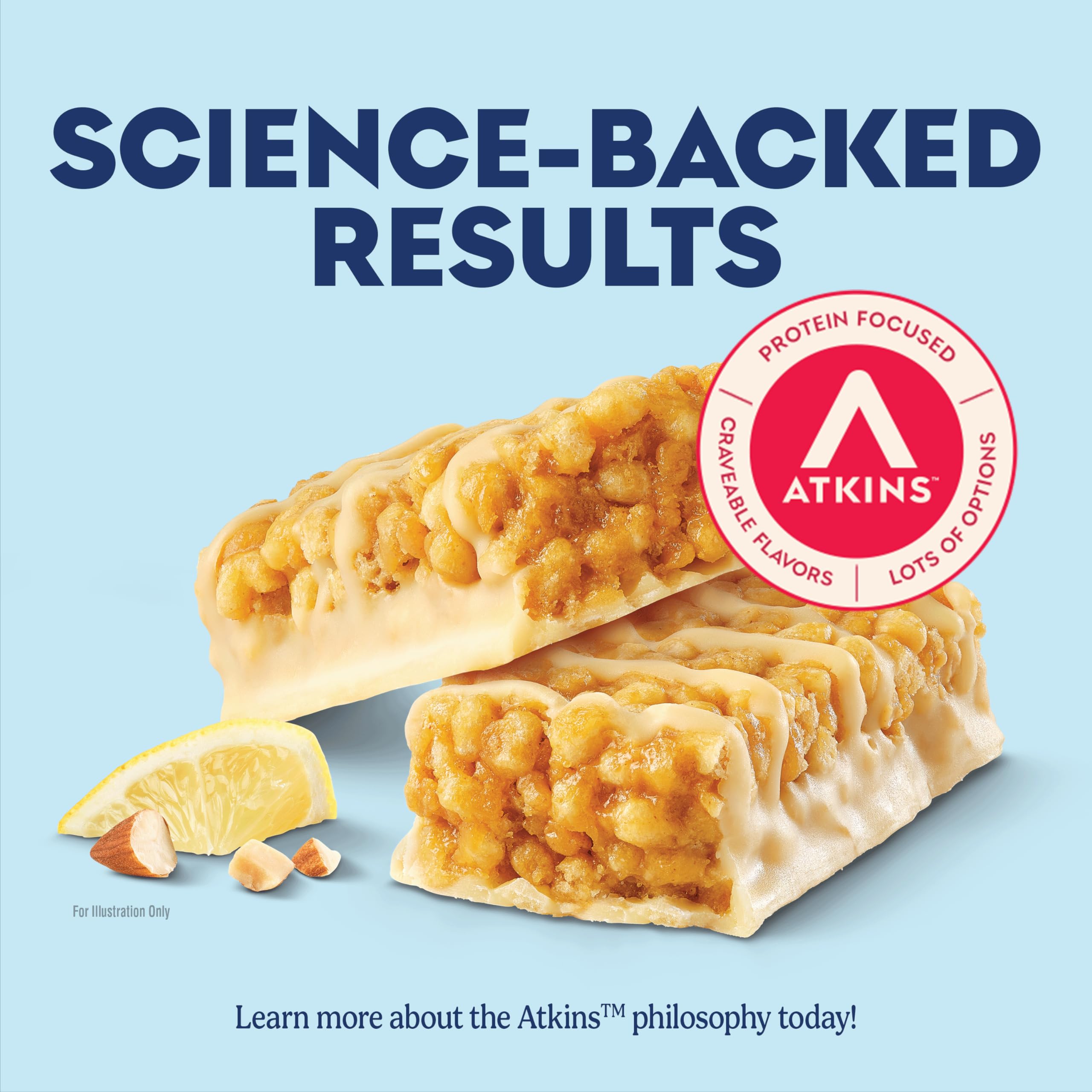 Atkins Keto Protein Bar - Gluten Free On-The-Go Snack

