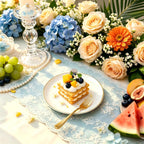 Festiva Disposable Dessert Plates with Forks

