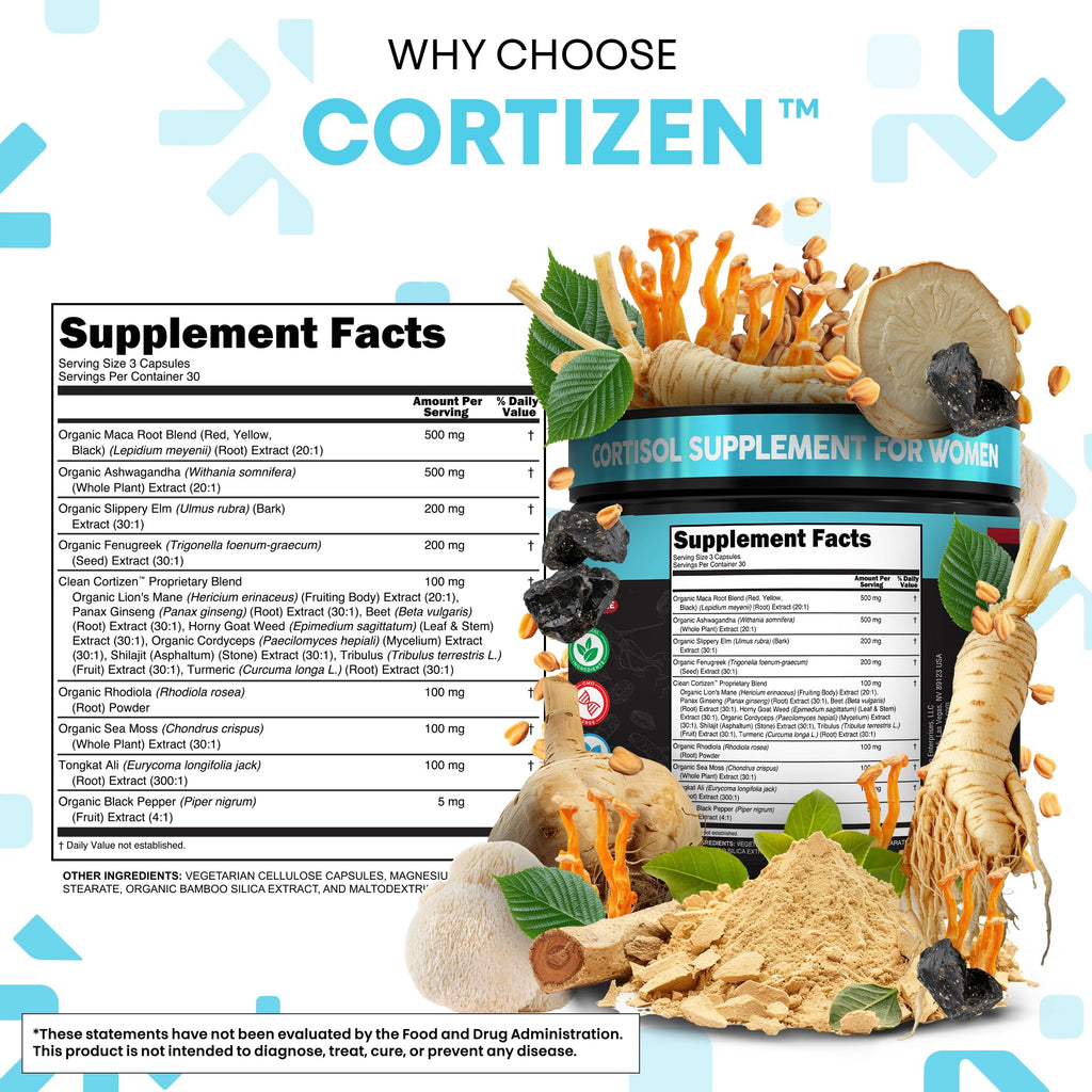 Cortisol Support Supplement for Wellness

