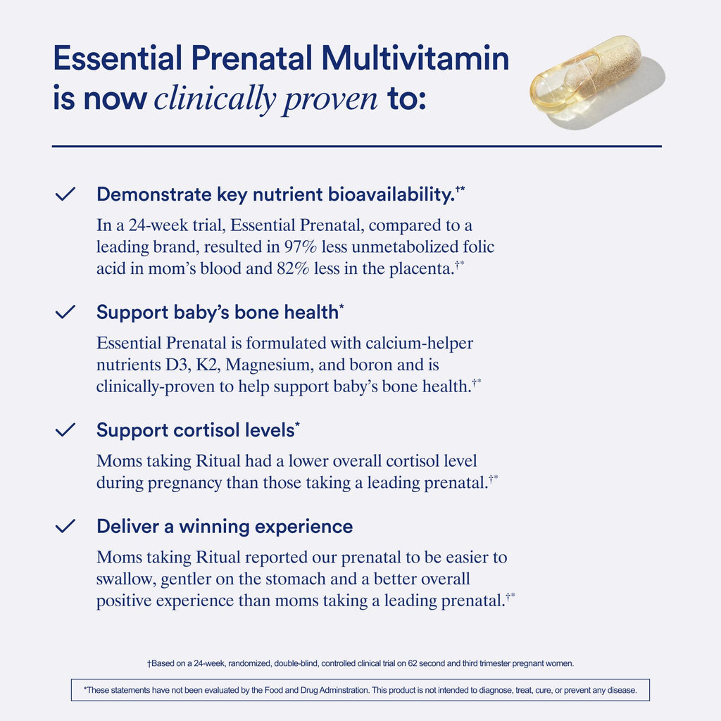 Ritual Prenatal Multivitamin for Women Essential Pregnancy Nutrients

