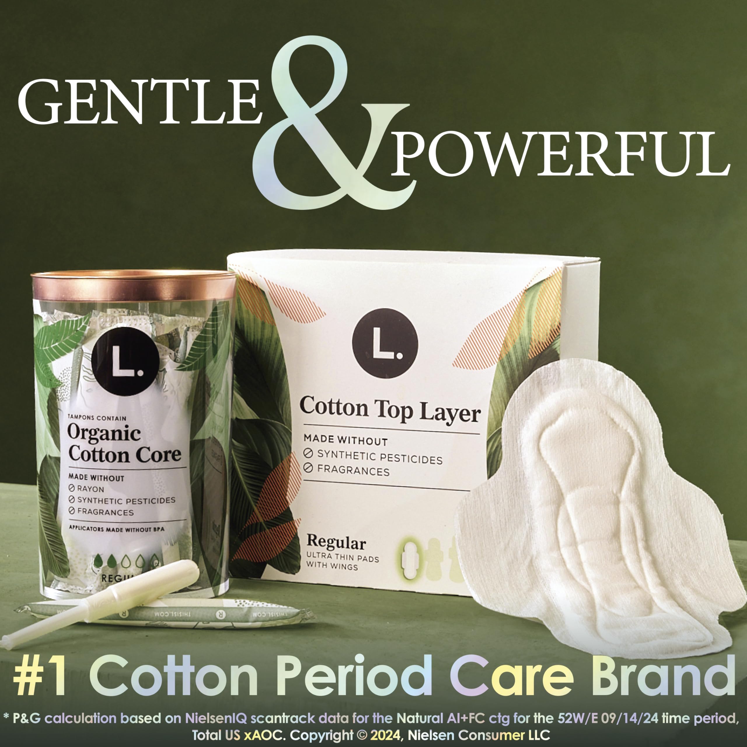 L. Ultra Thin Pads for Women with Wings

