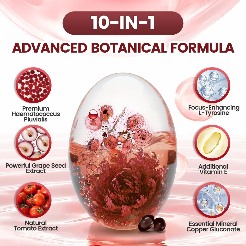 Astaxanthin Antioxidant Supplement from Haematococcus


