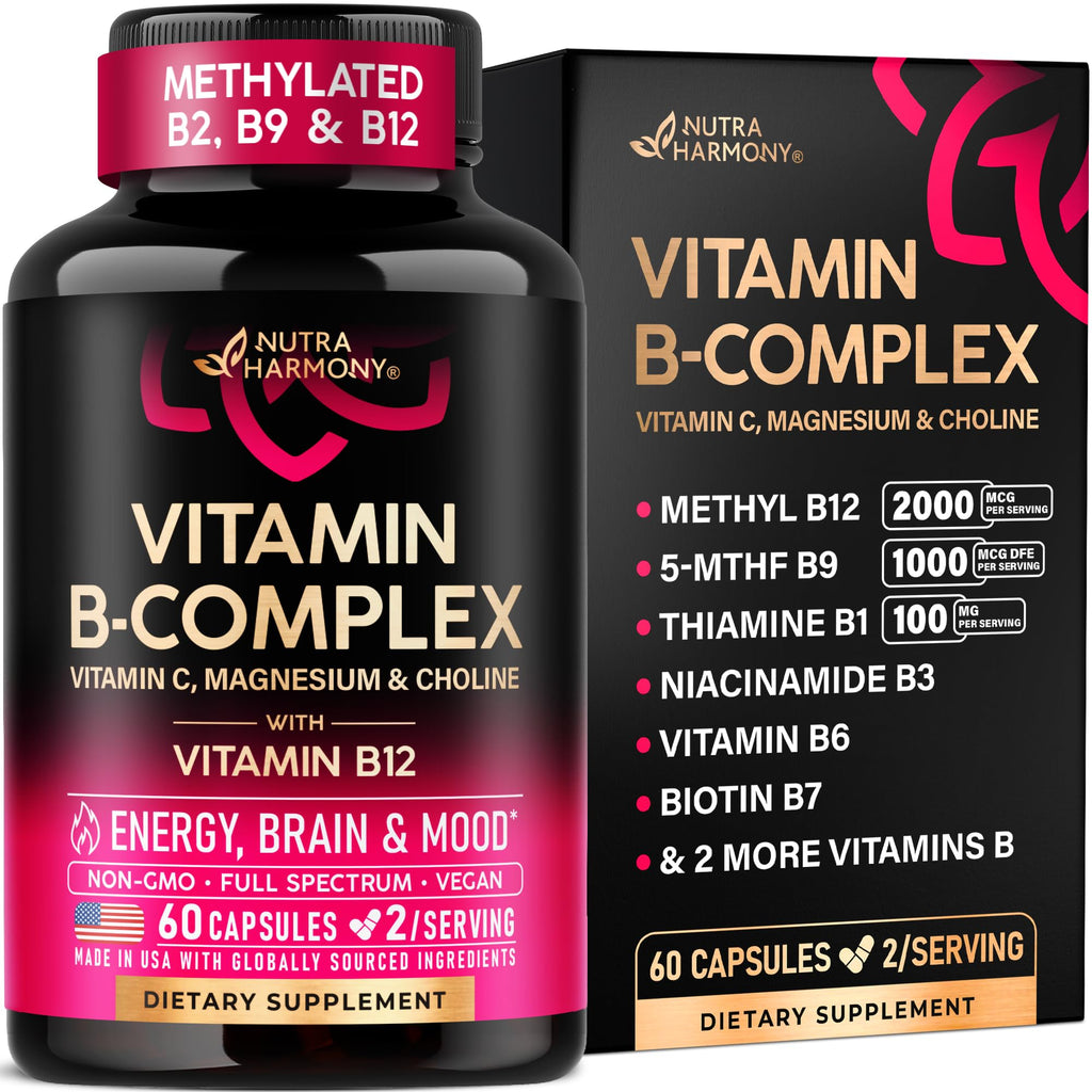 Vitamin B Complex for Men & Women | USA Made

