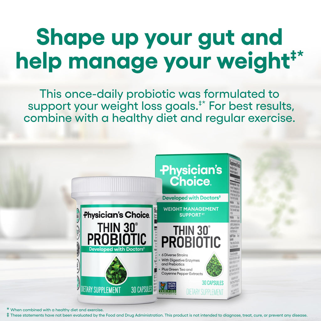 Physician's Choice Probiotics for Weight Management & Digestive Health

