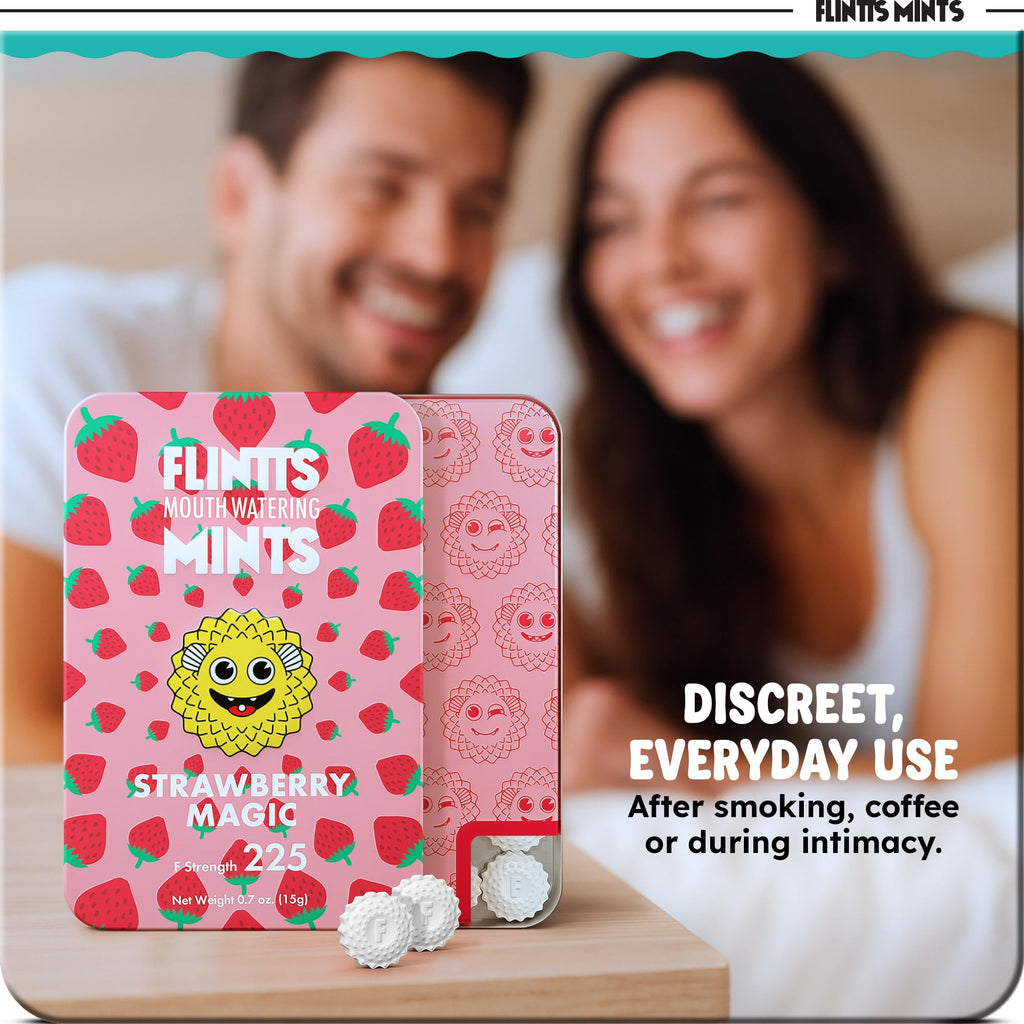 Flintts Mints Sugar Free Vegan Mints for Dry Mouth Relief

