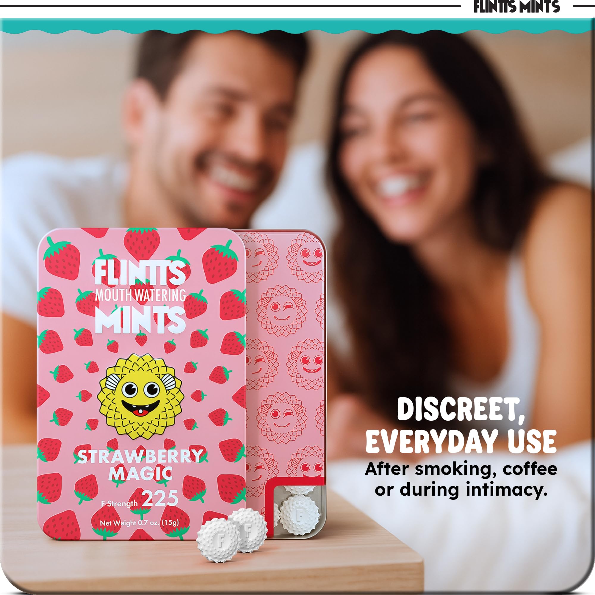 Flintts Mints Sugar Free Vegan Mints for Dry Mouth Relief

