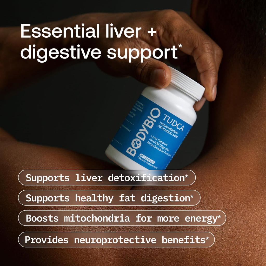 BodyBio TUDCA Supplement for Liver & Fat Digestion

