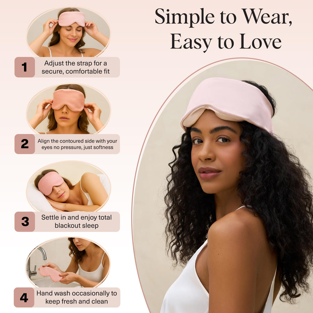 Kitsch Contour Eye Mask – Lash-Safe, Light-Blocking Sleep Aid

