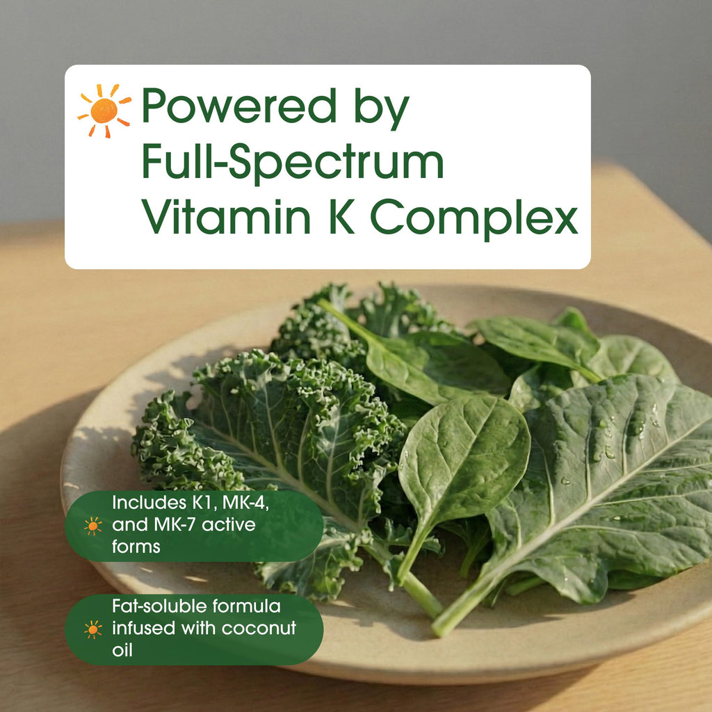 NatureBell Vitamin K Complex - Bone & Heart Health Support

