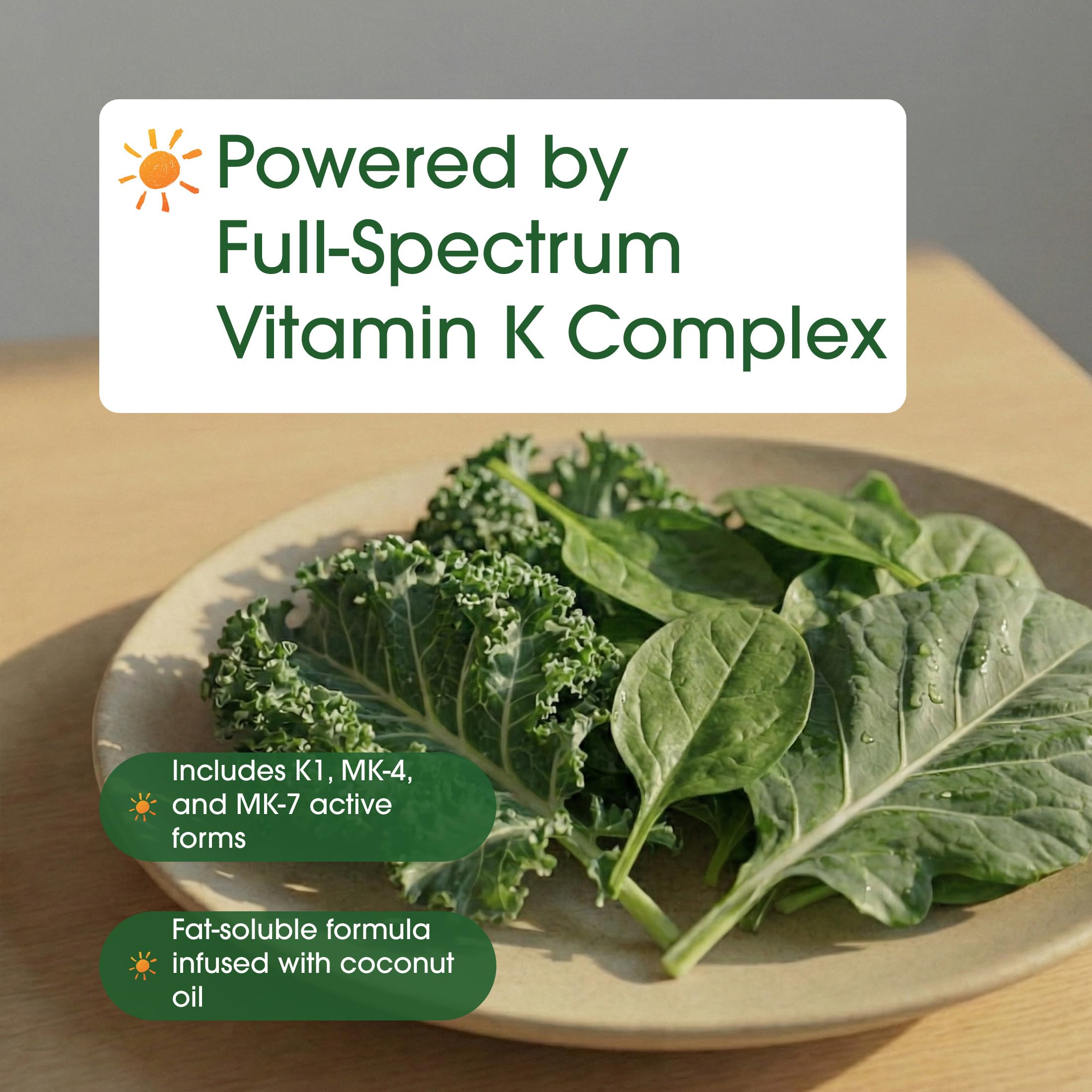 NatureBell Vitamin K Complex - Bone & Heart Health Support

