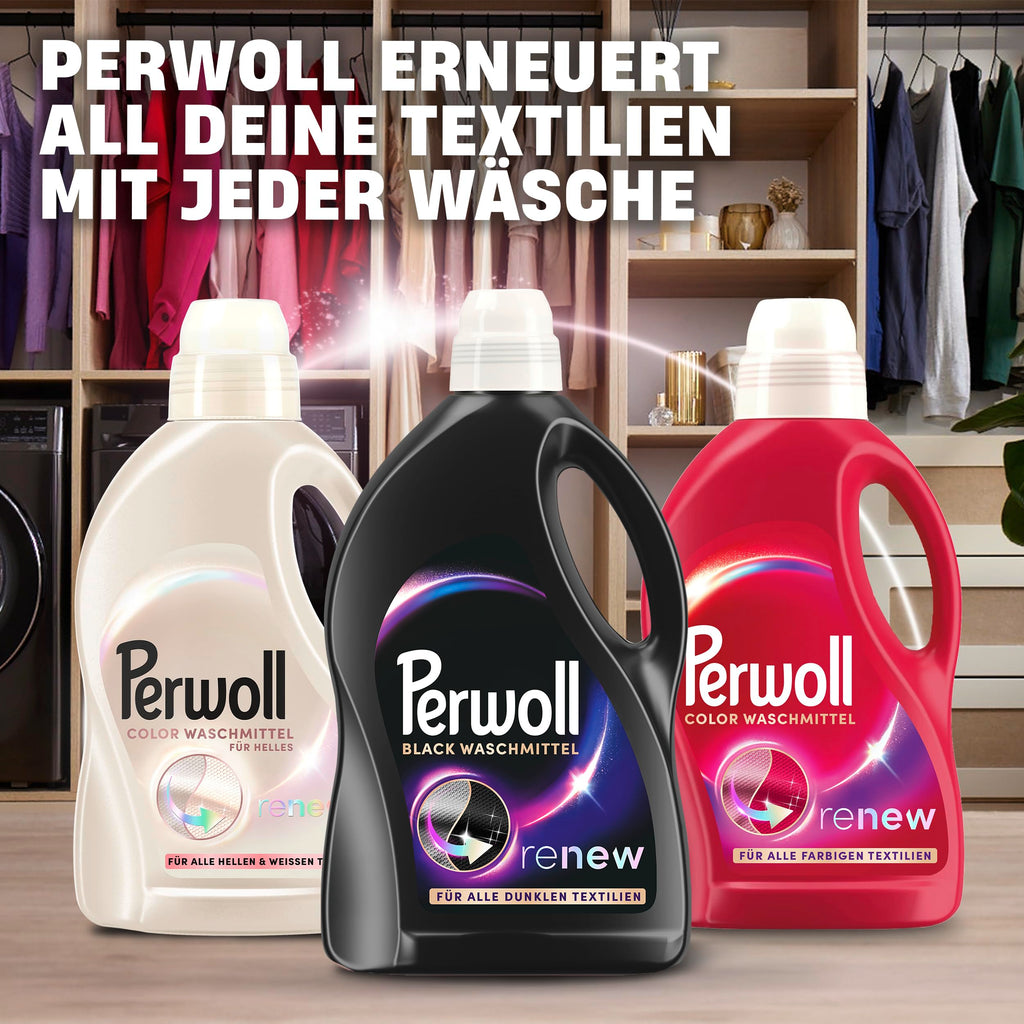 Perwoll Liquid Detergent for Dark Textiles | Gentle Color Care

