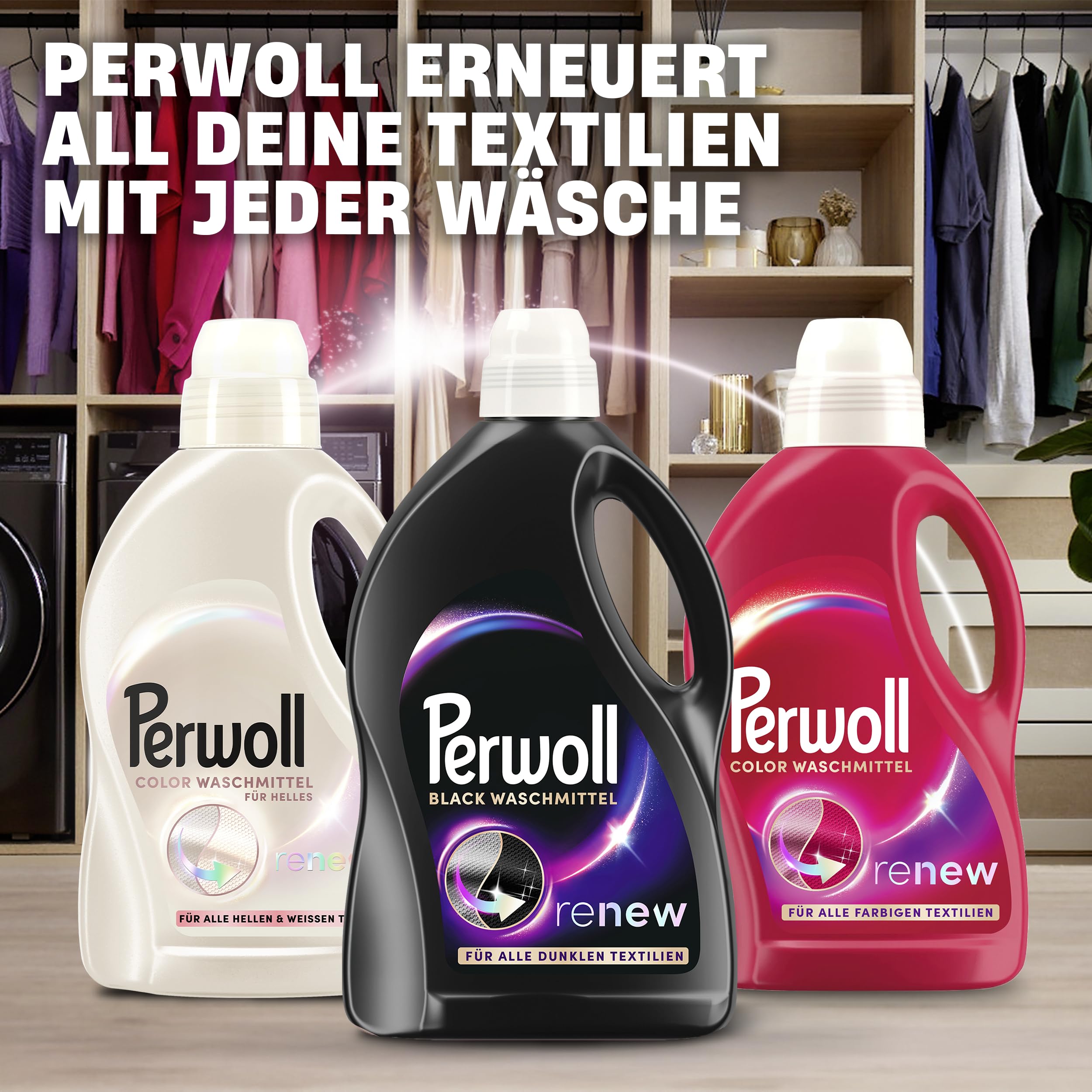 Perwoll Liquid Detergent for Dark Textiles | Gentle Color Care

