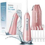 AquaSonic Aqua Flosser – Cordless Water Flosser for Teeth, 5 Tips, Travel
