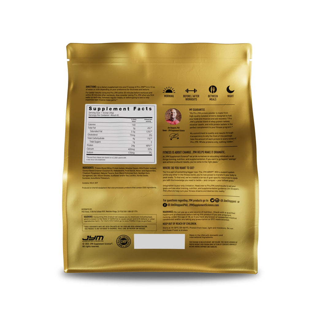 Pro JYM Protein Powder – Multi-Source Protein Blend

