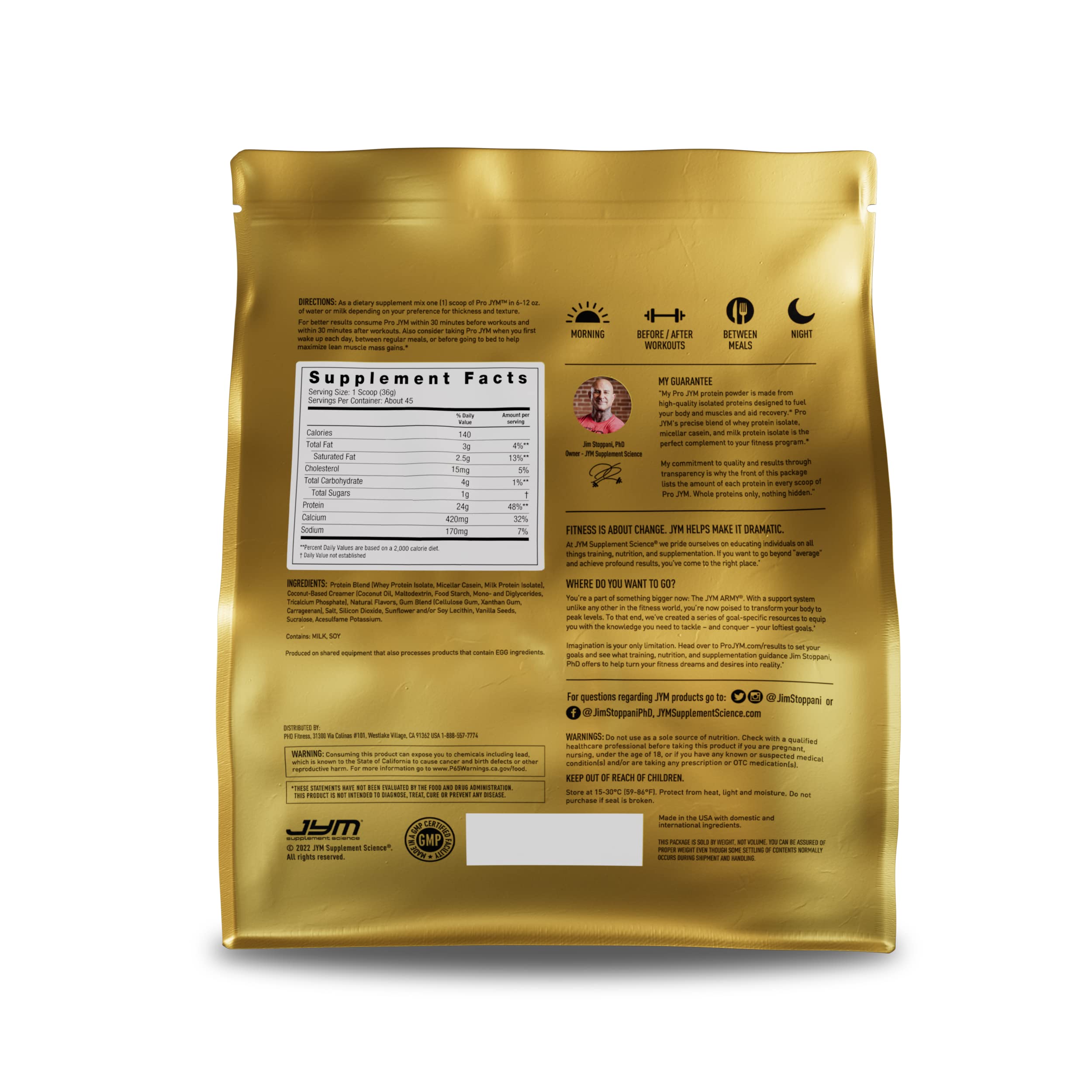 Pro JYM Protein Powder – Multi-Source Protein Blend

