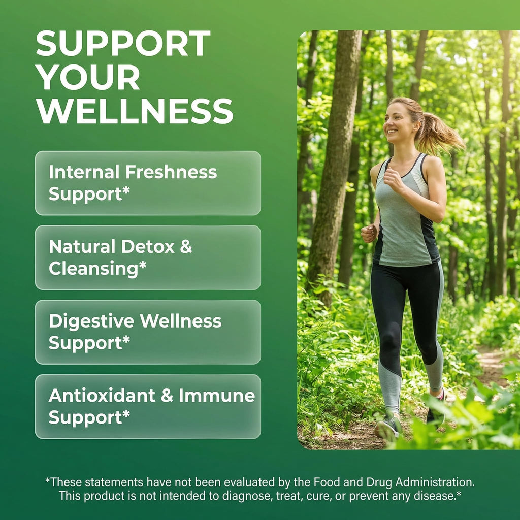 PhytoFresh Chlorophyll Capsules for Greens Detox

