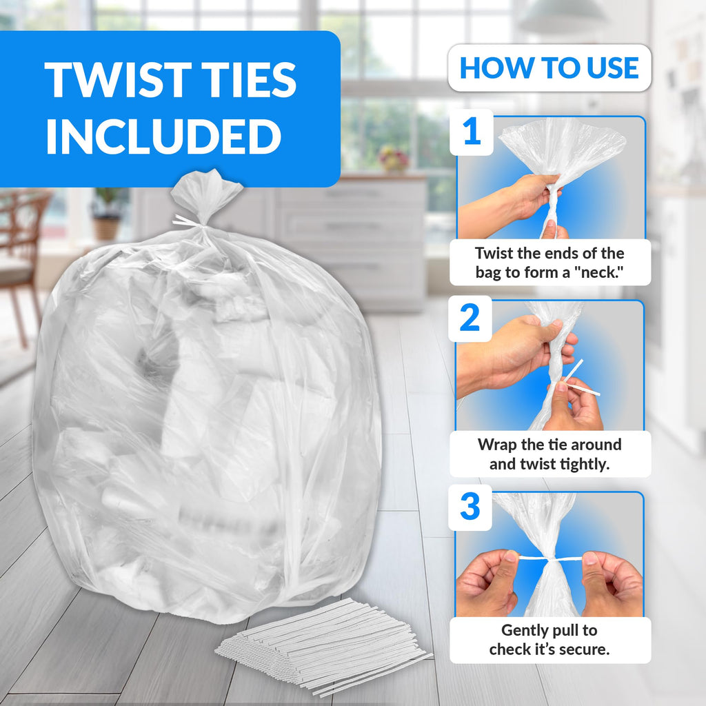 Trash Bags for Waste Cleanup – Durable Bags

