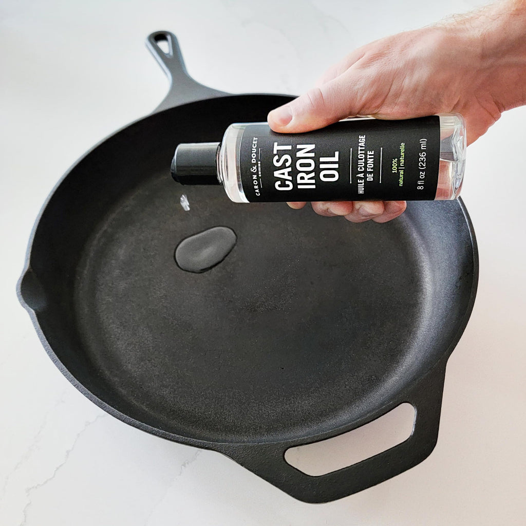 Caron & Doucet Cast Iron Cleaning & Conditioning Set

