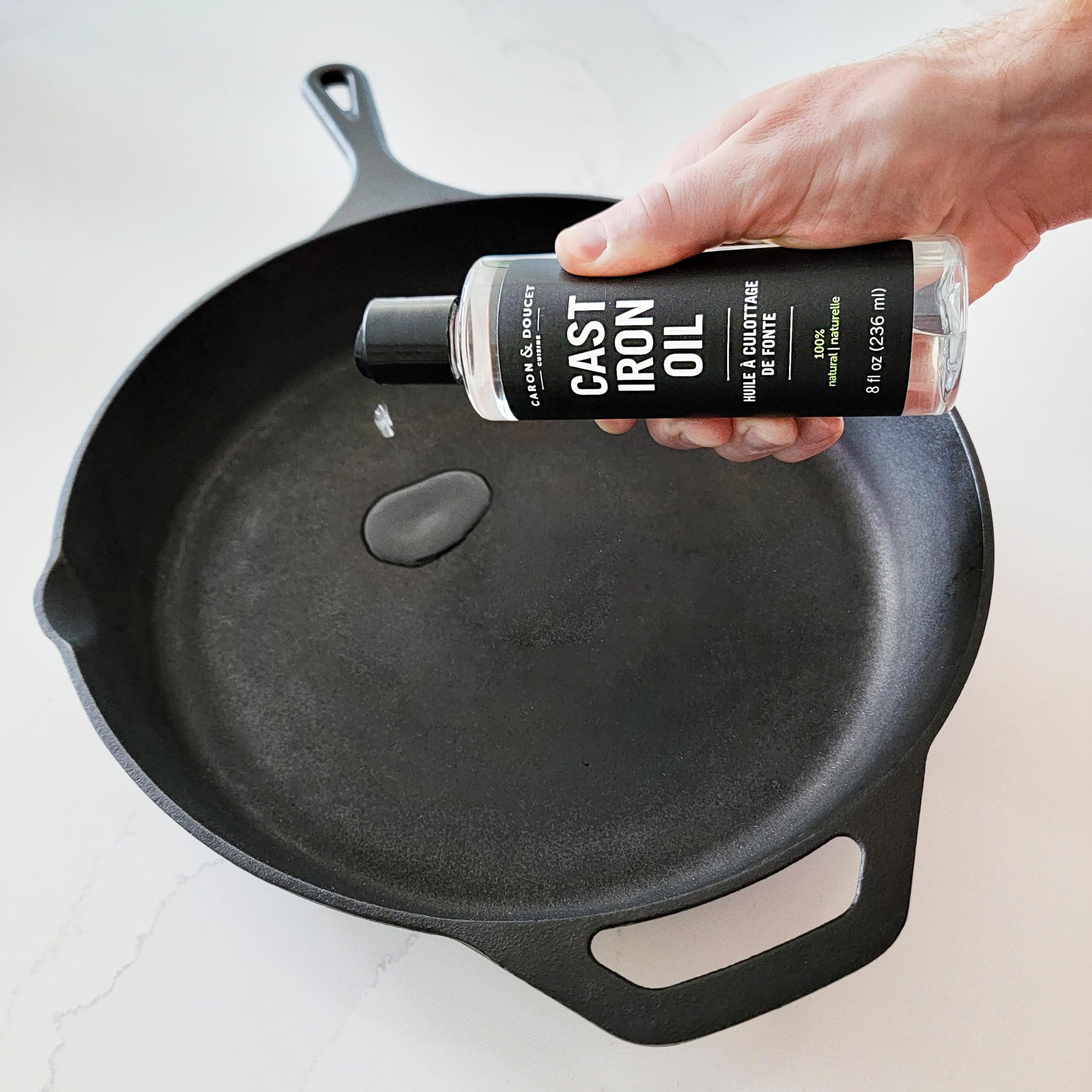 Caron & Doucet Cast Iron Cleaning & Conditioning Set

