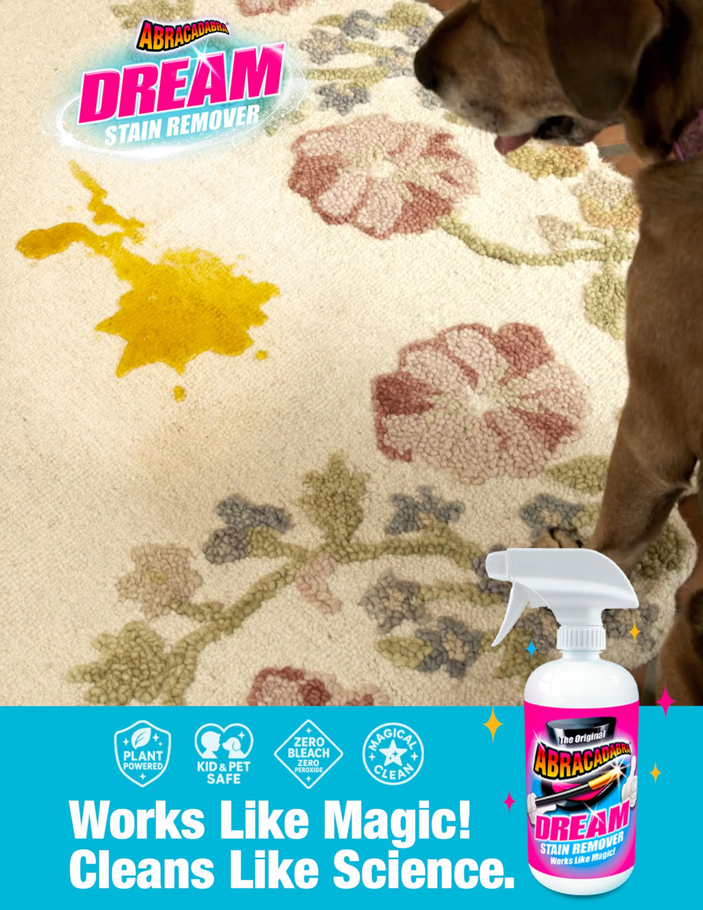 Abracadabra Dream Stain Remover - Instant Stain Treatment

