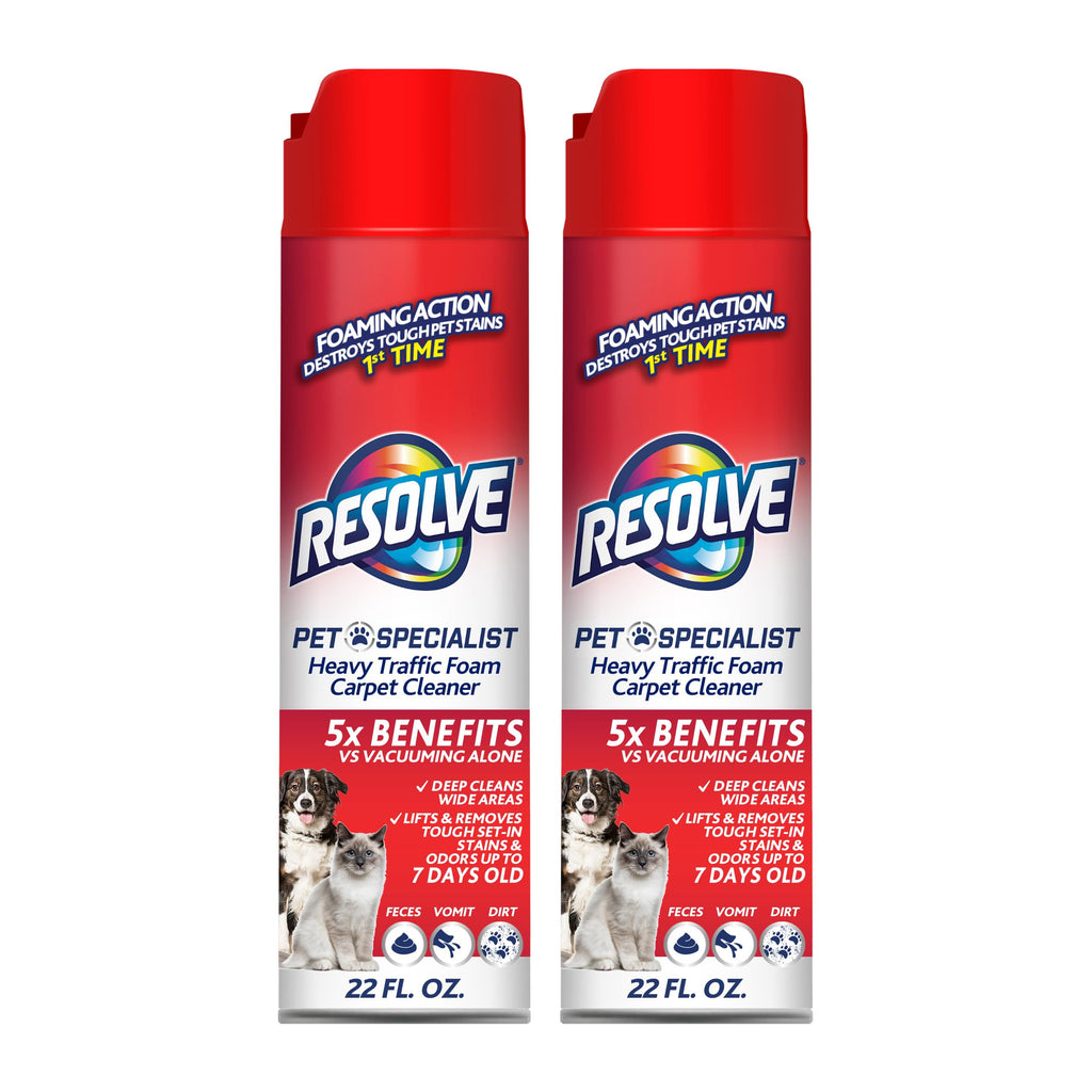 Resolve Pet Specialist Foam Carpet Cleaner Heavy Traffic

