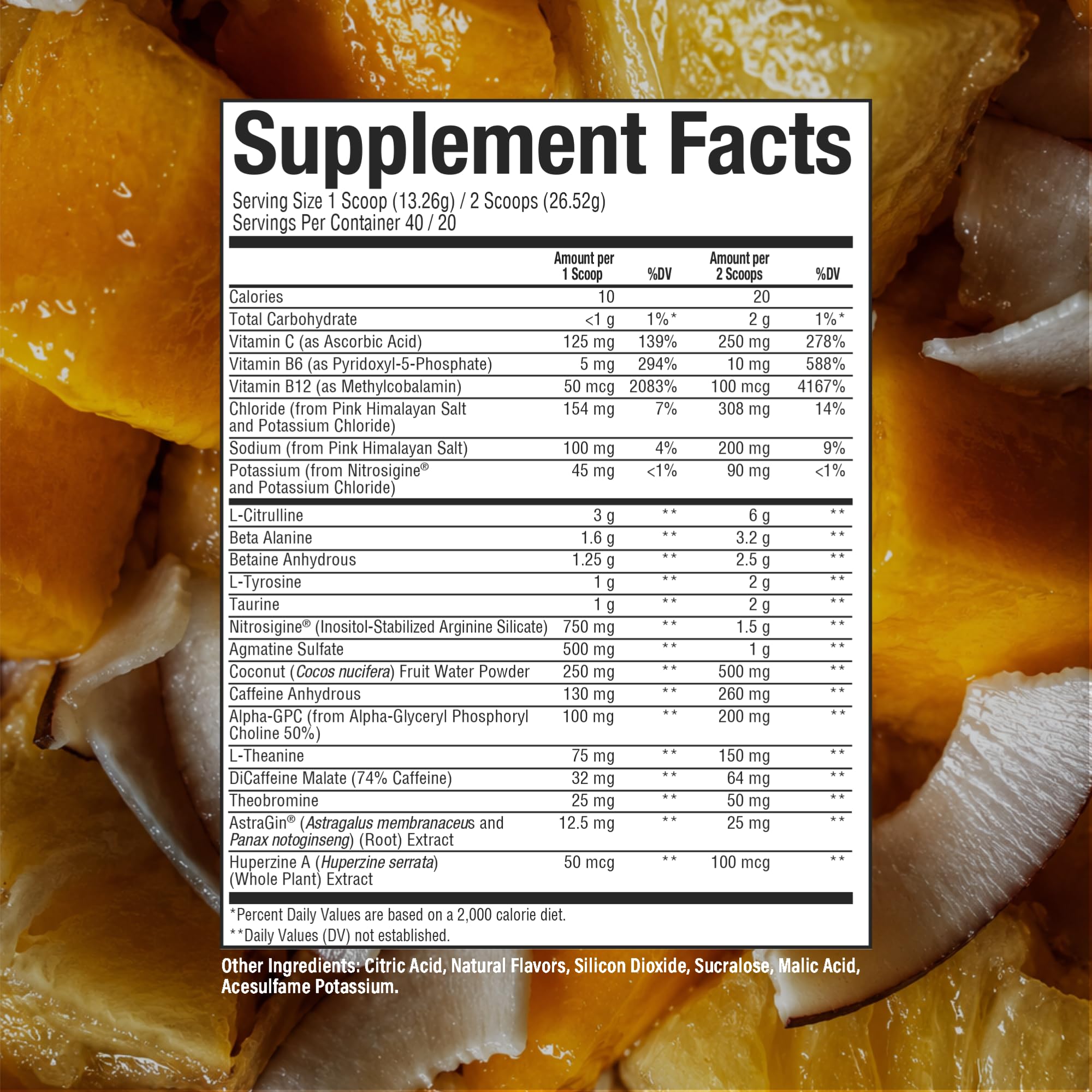 RAW Nutrition Pre-Workout Powder for Energy & Focus


