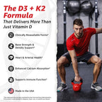Vitamin D and K Supplement by 10X Health

