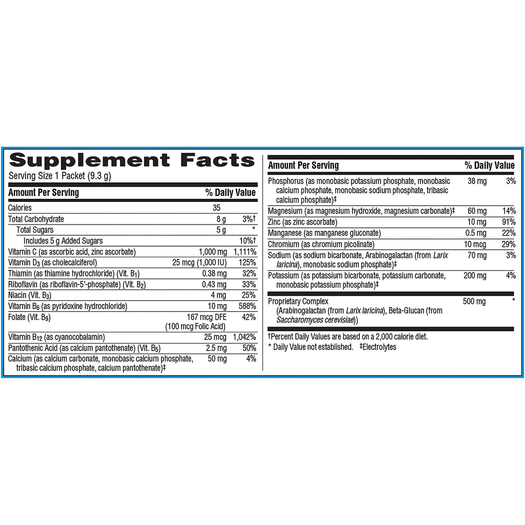 Emergen-C Immune+ Triple Action Immune Powder | BetaVia

