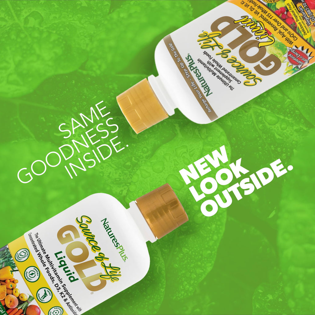 Nature's Plus Source of Life GOLD Multivitamin Liquid

