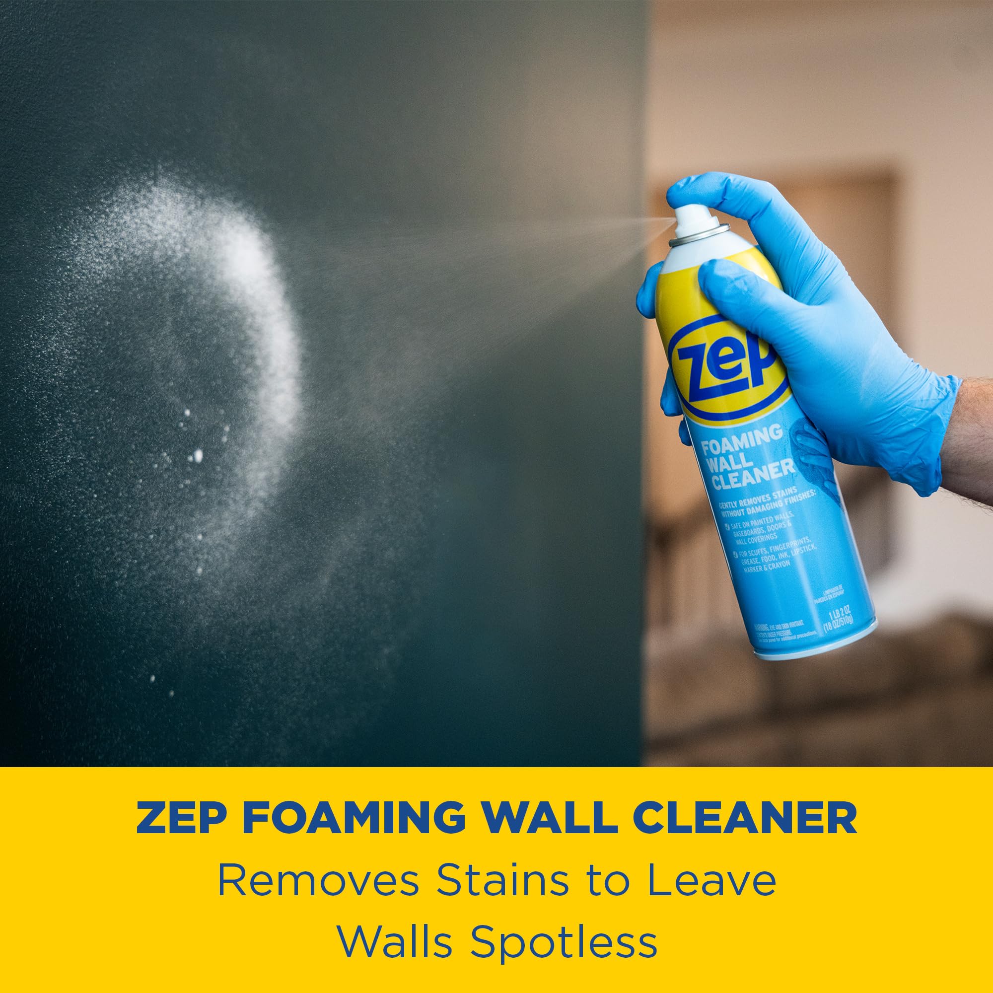 Zep Foaming Wall Cleaner | Safe on Painted Surfaces

