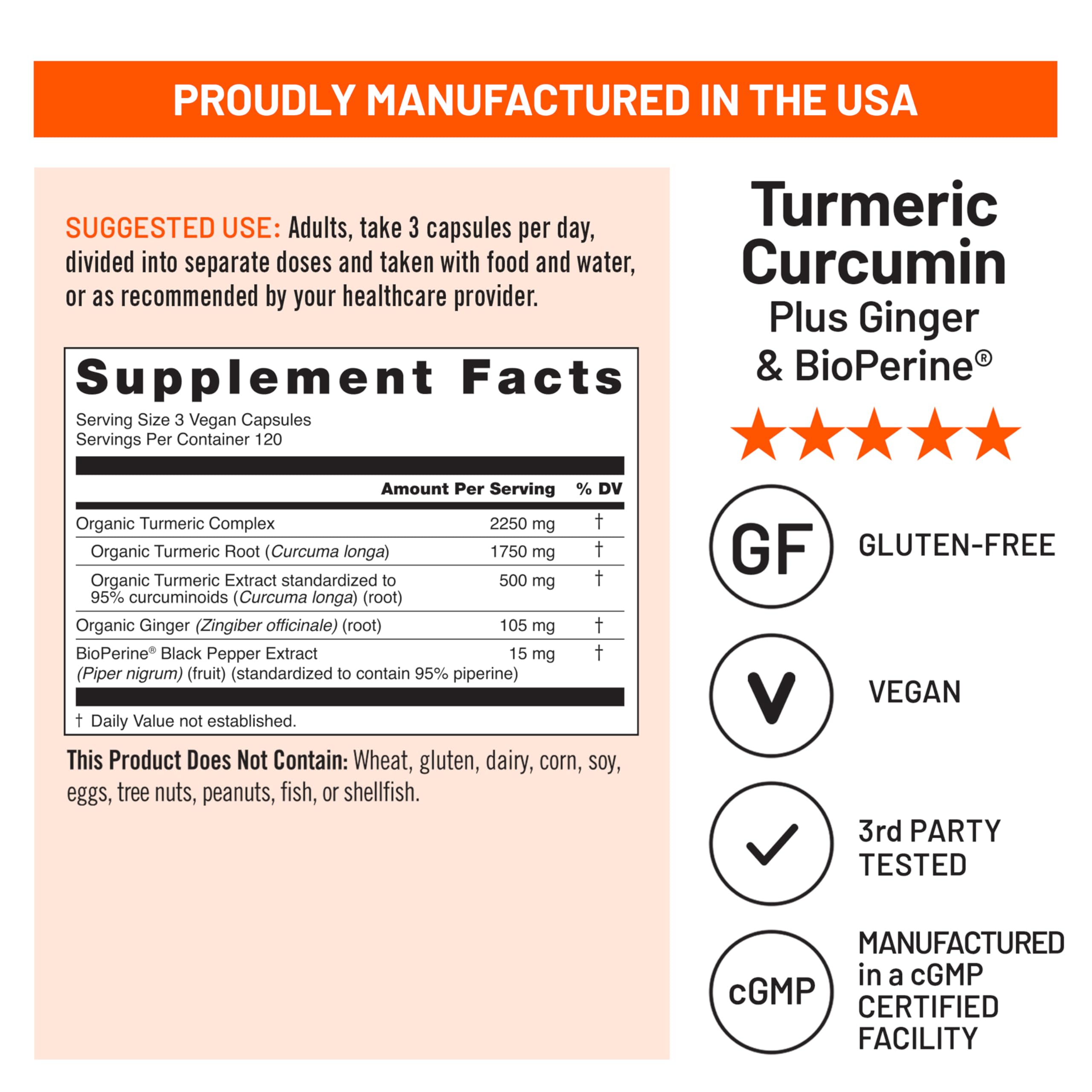 NatureWise Curcumin Turmeric with BioPerine Joint Support

