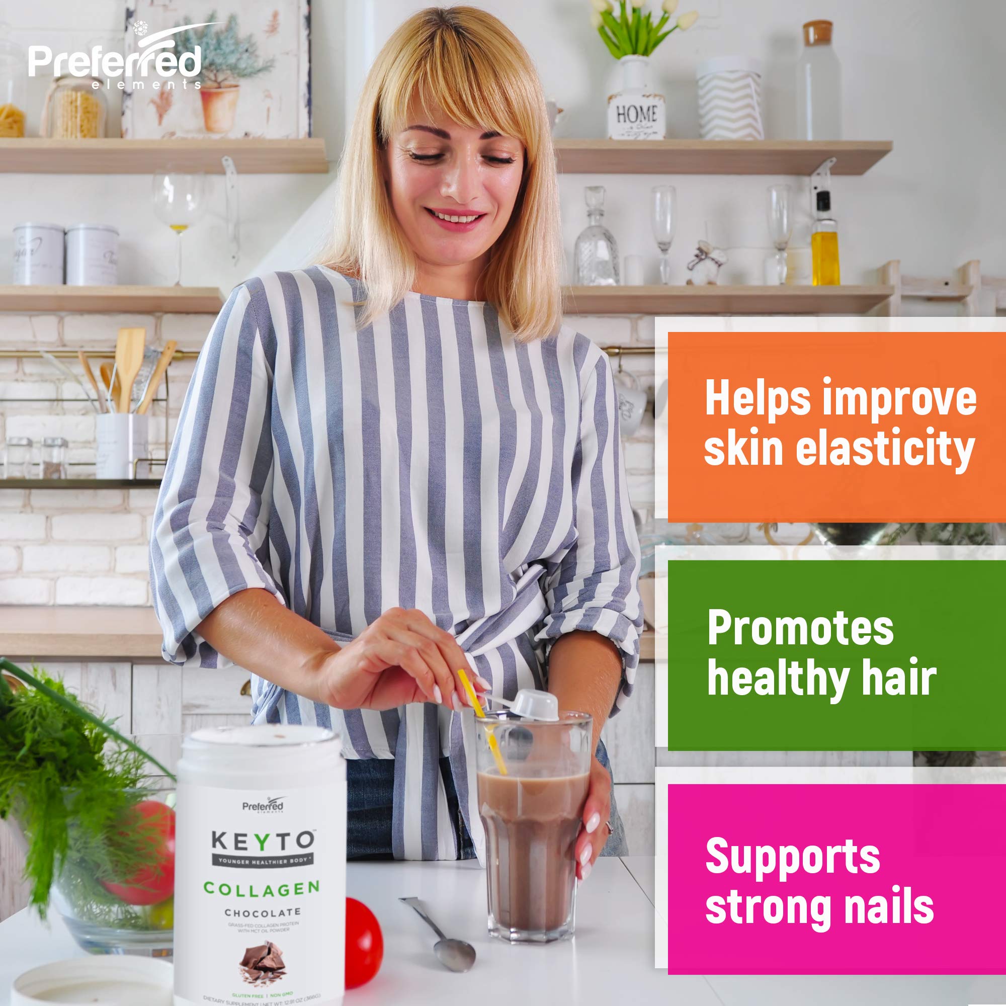 KEYTO Keto Collagen Protein Powder with MCT Oil


