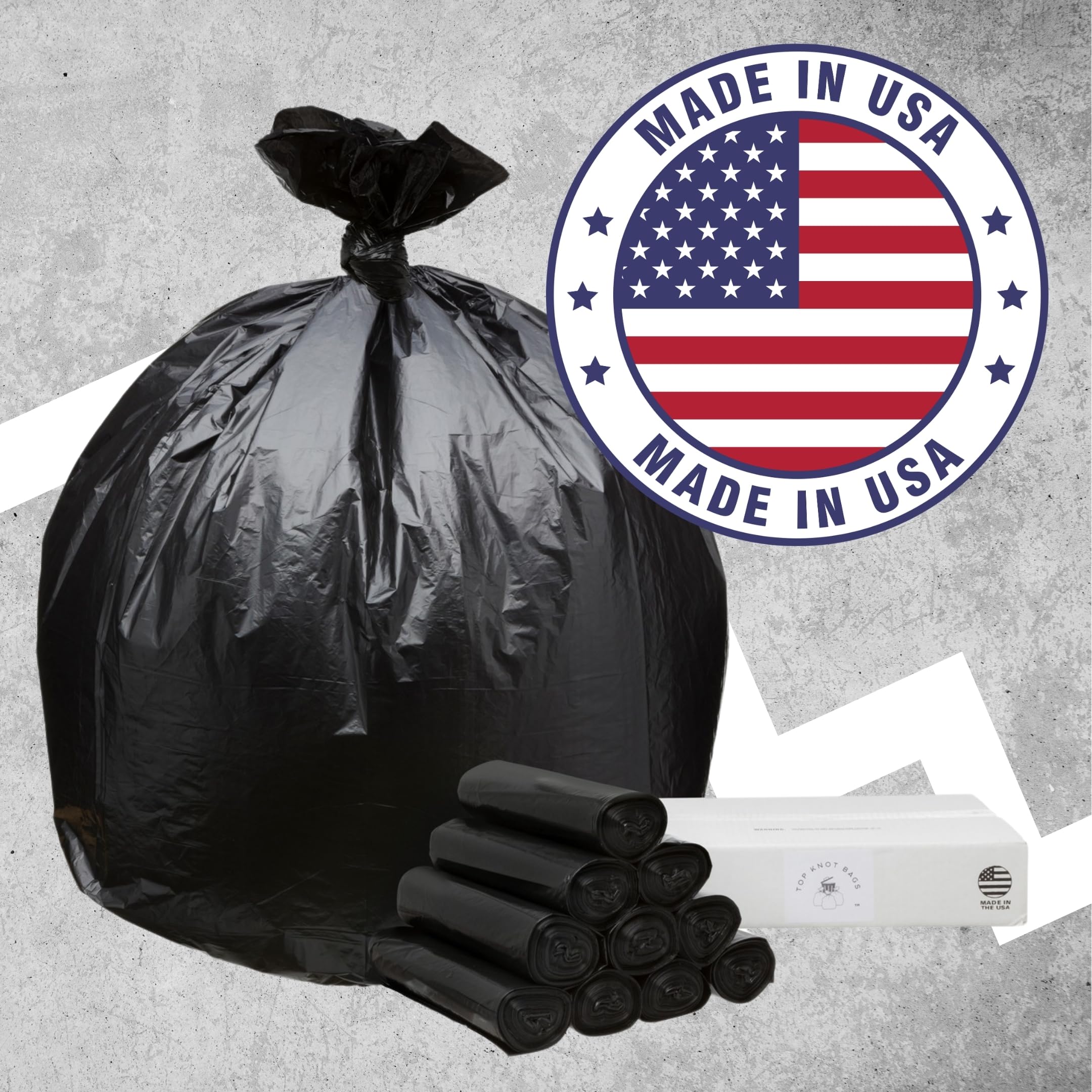 Top Knot Bags Trash Bags Star-Sealed Bottom

