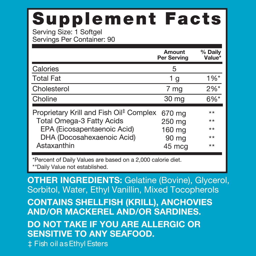 Qunol Omega-3 Krill & Fish Oil Complex | Bioavailable

