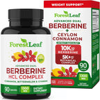 ForestLeaf Berberine HCl 1300mg Complex with Cinnamon & Gymnema

