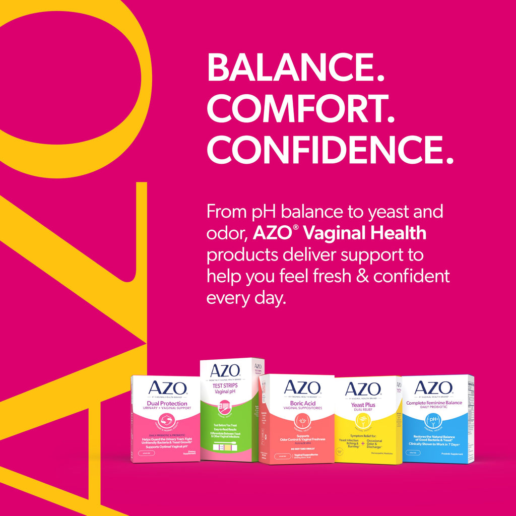 AZO Dual Protection Probiotics for Urinary & Vaginal Health

