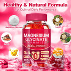 Magnesium Glycinate Gummies 600mg | Sugar Free for Adults

