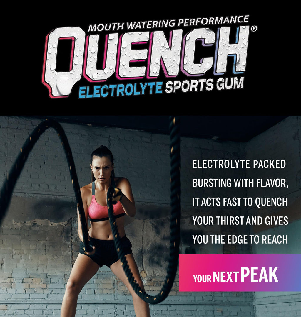 Mueller Quench Gum Hydration Chewing Gum

