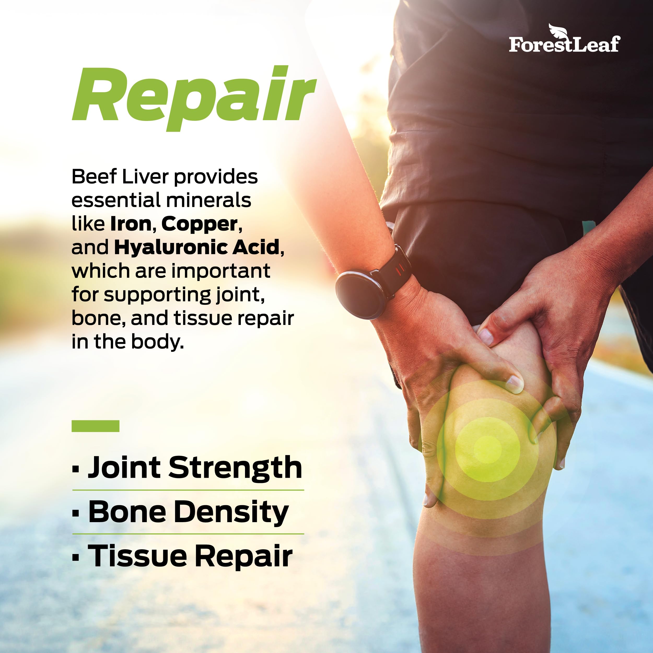 ForestLeaf Grass-Fed Beef Liver Capsules Immunity Support

