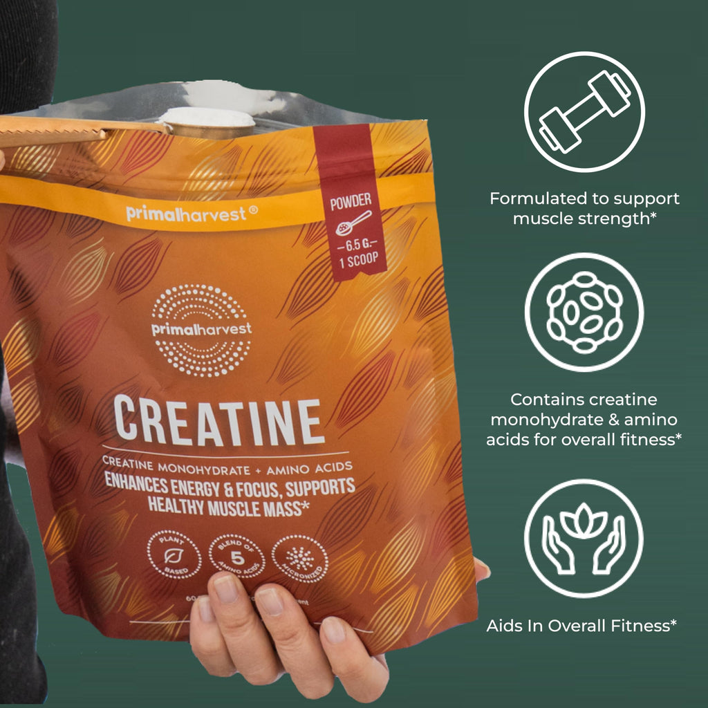 Creatine Monohydrate Powder by Primal Harvest

