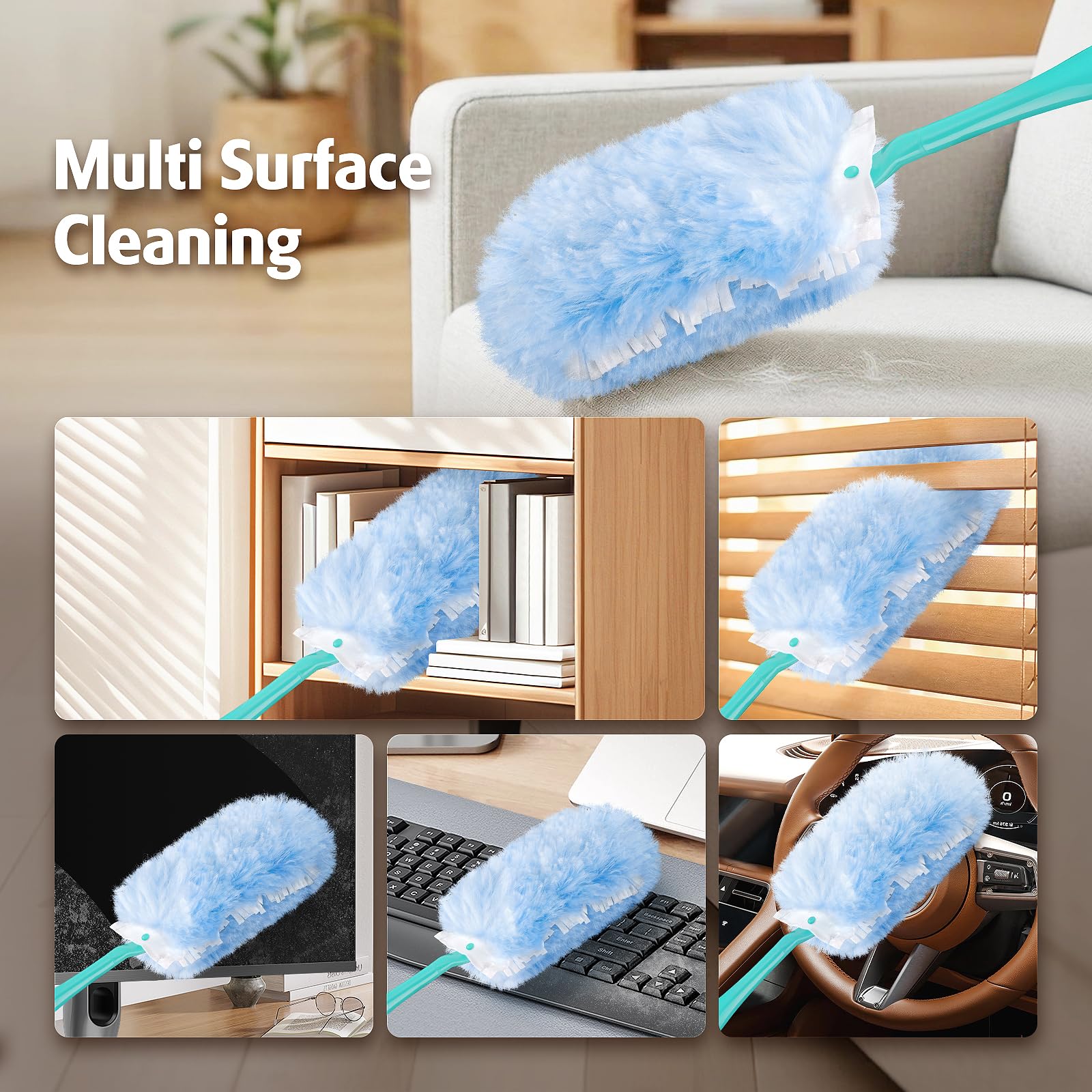 Swiffer Duster Refills – Heavy-Duty Microfiber


