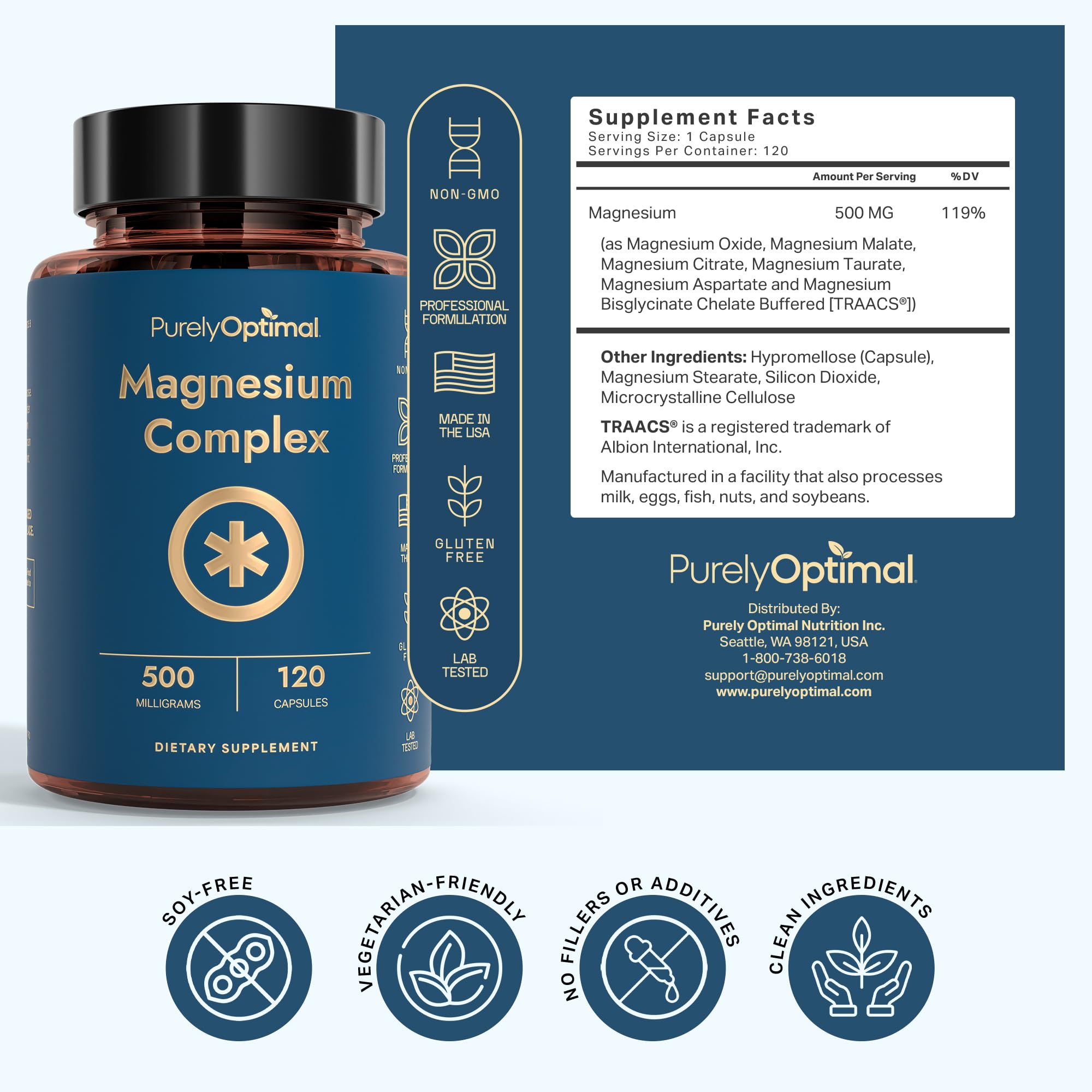 Purely Optimal Magnesium Complex - Sleep Support

