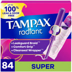 Tampax Radiant Tampons with LeakGuard Braid | Protection

