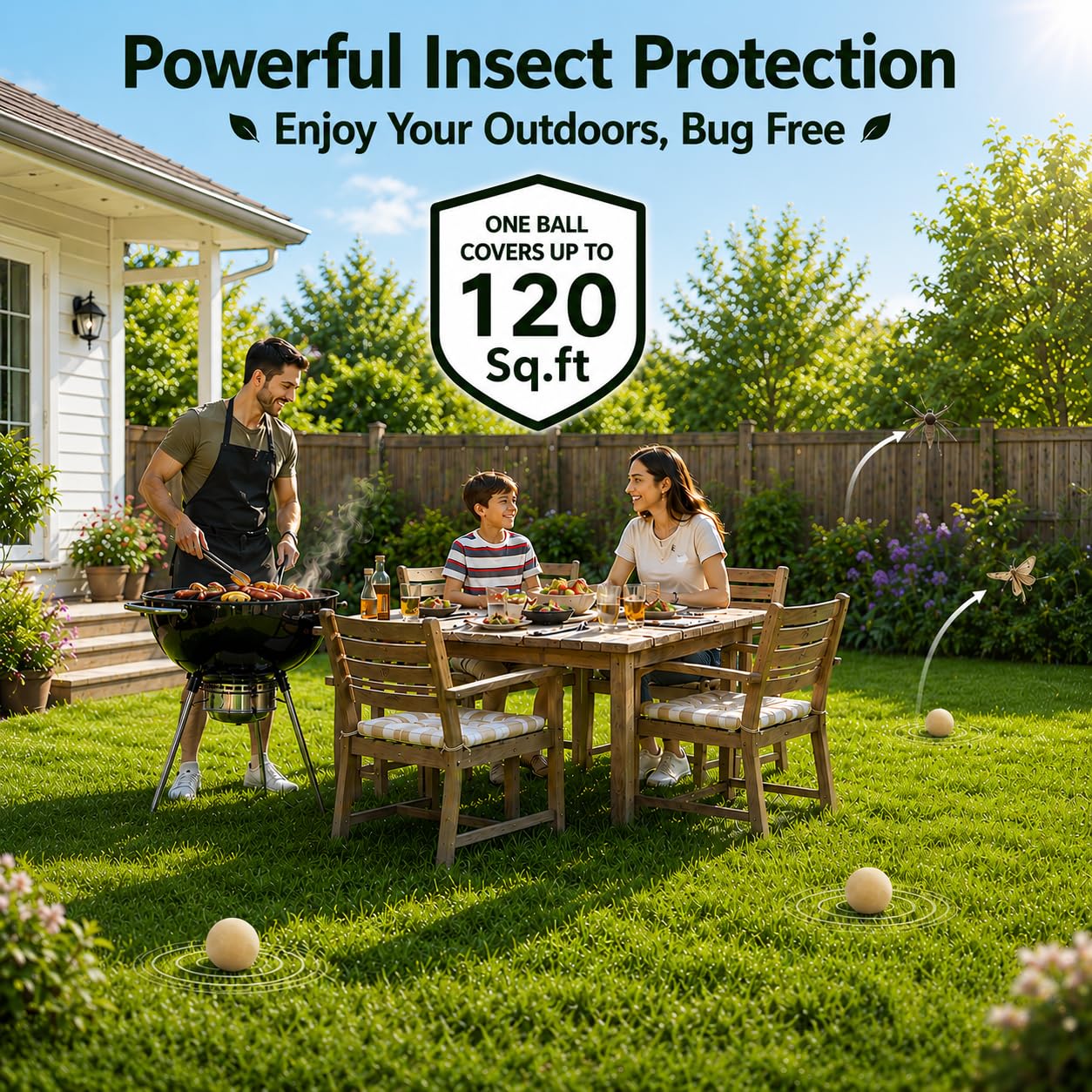 Pest Repellent Balls for Outdoor Use | Rodent Barrier

