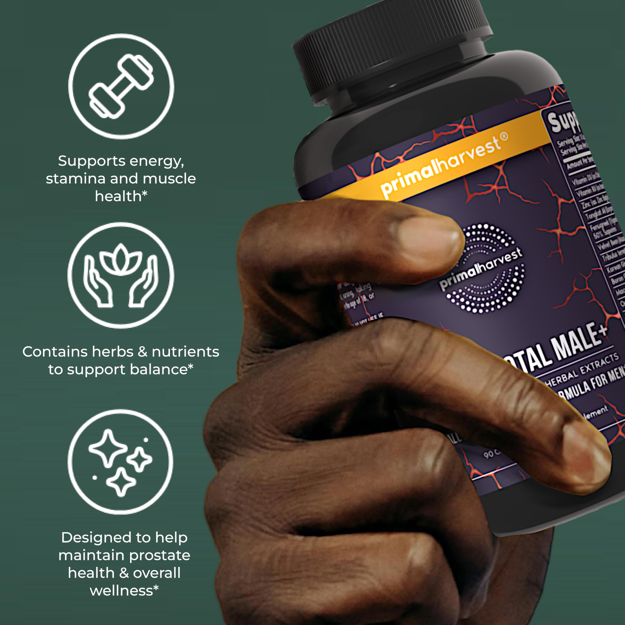 Primal Harvest Total Male+ Multivitamin for Men

