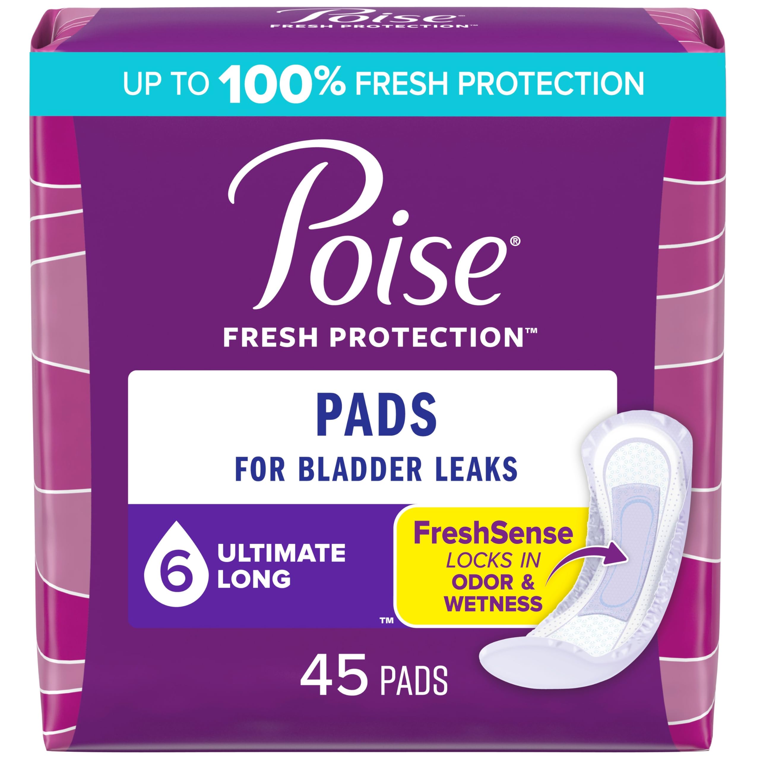 Poise Incontinence Pads for Bladder Leaks – Ultimate Absorbency