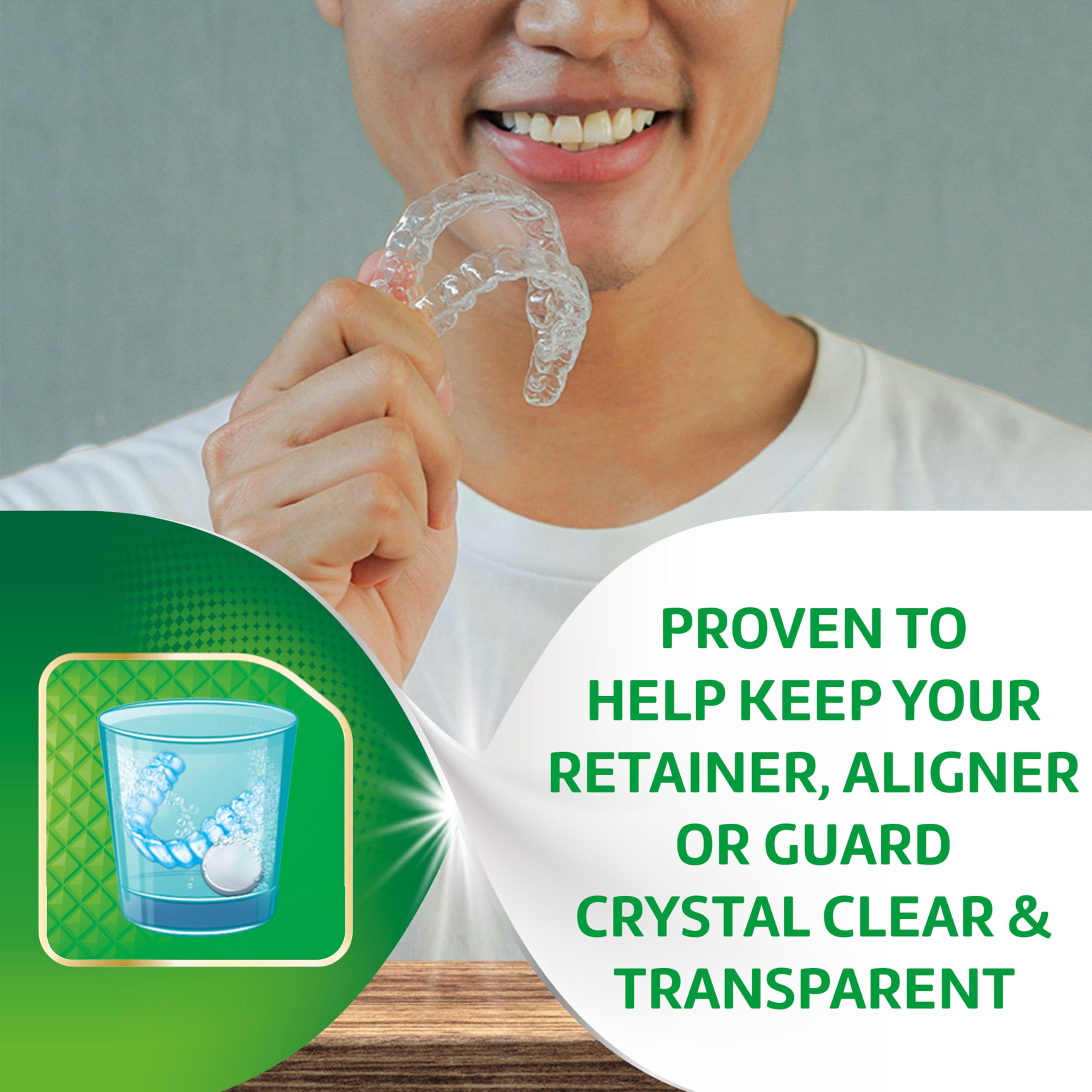Polident Overnight Whitening Denture Cleanser Tablets

